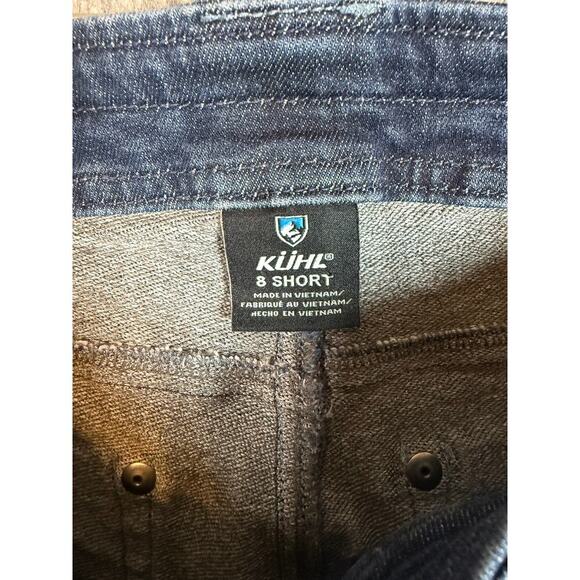 Kuhl Womens Thermik Straight Leg Denim Blue Jeans Style 6255 - Size 8 Short - Picture 5 of 10